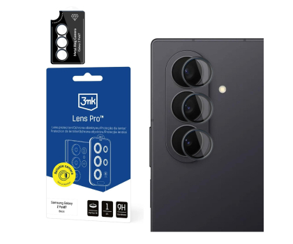 Szkło i folia ochronna 3MK Lens Protection Pro Black do Samsung Galaxy Z Fold 7 5903108656696